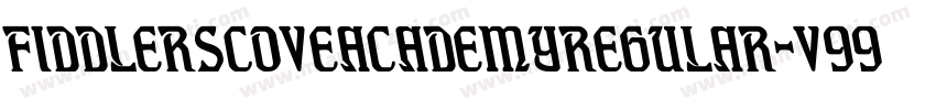 FiddlersCoveAcademyRegular-v99M字体转换