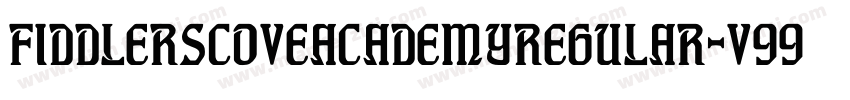 FiddlersCoveAcademyRegular-v99M字体转换