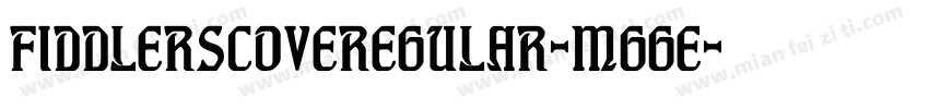 FiddlersCoveRegular-Mgge字体转换