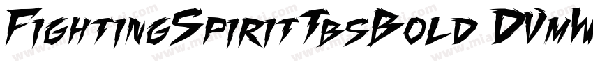 FightingSpiritTbsBold-DVmW字体转换