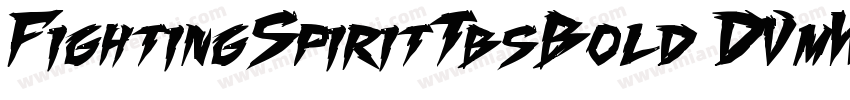 FightingSpiritTbsBold-DVmW字体转换