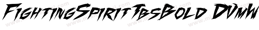 FightingSpiritTbsBold-DVmW字体转换