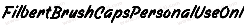 FilbertBrushCapsPersonalUseOnly-qmw6字体转换