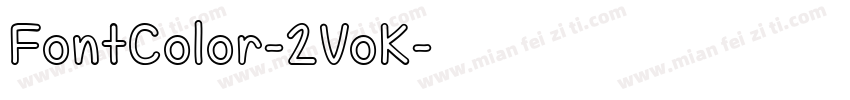 FontColor-2VoK字体转换