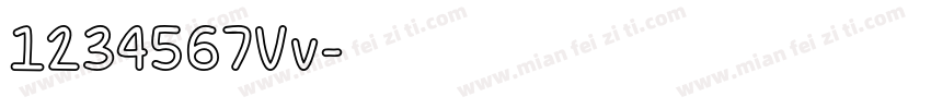 1234567Vv字体转换