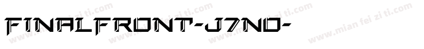 FinalFront-J7no字体转换