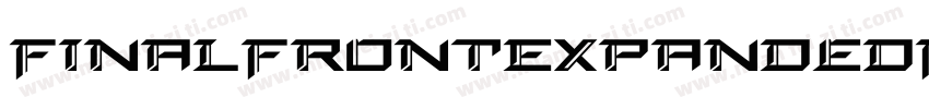 FinalFrontExpandedItalic-yz7d字体转换