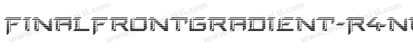 FinalFrontGradient-R4nV字体转换