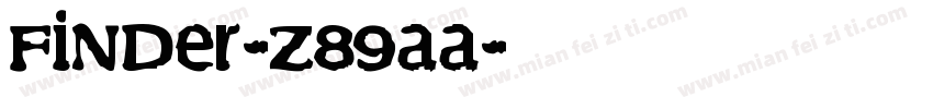 Finder-z89aa字体转换