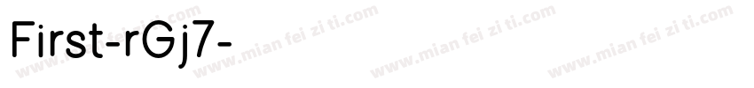 First-rGj7字体转换