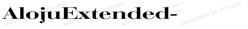 AlojuExtended字体转换