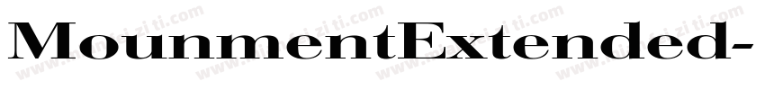 MounmentExtended字体转换