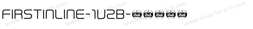 FirstInLine-1VzB字体转换
