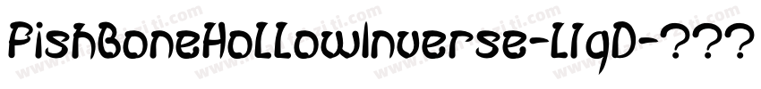 FishBoneHollowInverse-L1qD字体转换