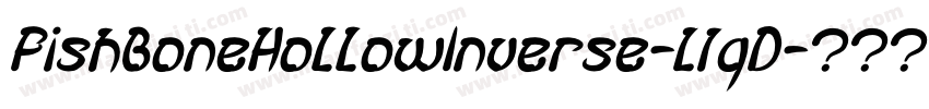 FishBoneHollowInverse-L1qD字体转换