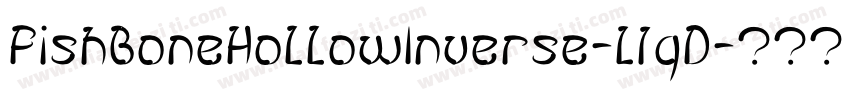 FishBoneHollowInverse-L1qD字体转换
