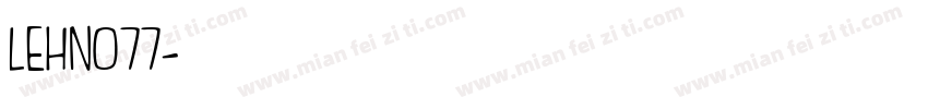 LEHN077字体转换