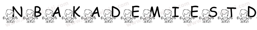 NBAkademieStdBlack字体转换