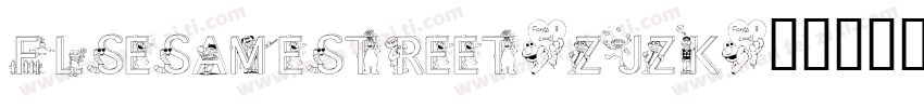 FlSesameStreet-ZJZK字体转换