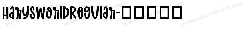 HarysWorldRegular字体转换