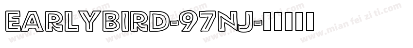 EarlyBird-97nj字体转换