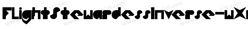 FlightStewardessInverse-wXm9字体转换