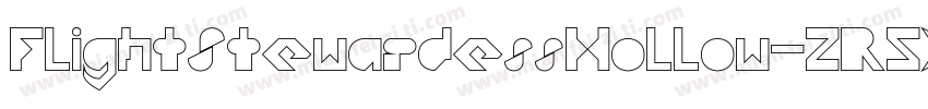 FlightStewardessHollow-2R5X字体转换