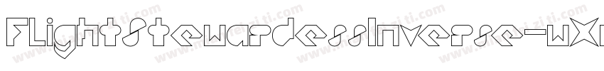FlightStewardessInverse-wXm9字体转换