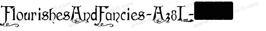 FlourishesAndFancies-Az8L字体转换
