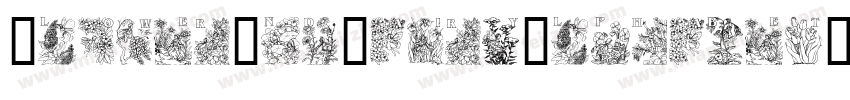 FlowerAndFairyAlphabet-3oO3字体转换
