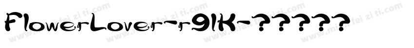 FlowerLover-r9lK字体转换