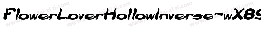 FlowerLoverHollowInverse-wX89字体转换