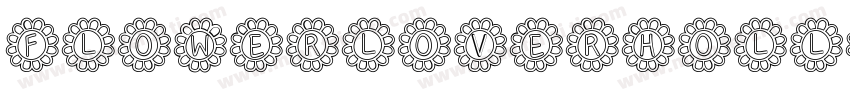 FlowerLoverHollowInverse-wX89字体转换