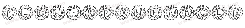 FlowerPowerBold-mne9字体转换