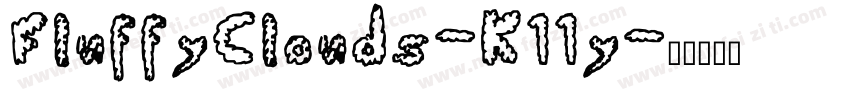 FluffyClouds-K11y字体转换