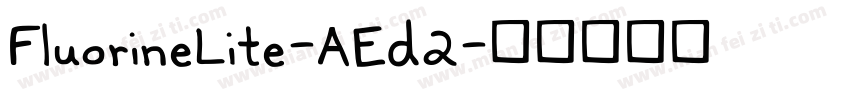 FluorineLite-AEd2字体转换