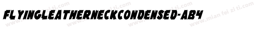FlyingLeatherneckCondensed-AB4D字体转换