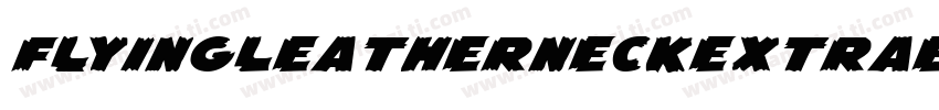 FlyingLeatherneckExtraExpanded-WnzA字体转换