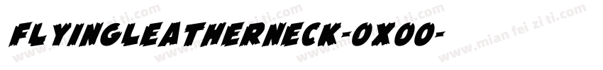 FlyingLeatherneck-OXOo字体转换