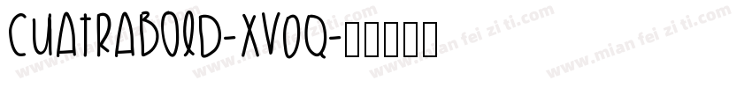 Cuatrabold-xV0q字体转换