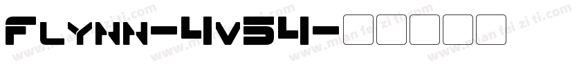 Flynn-4v54字体转换