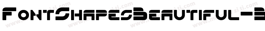 FontShapesBeautiful-BZ4V字体转换