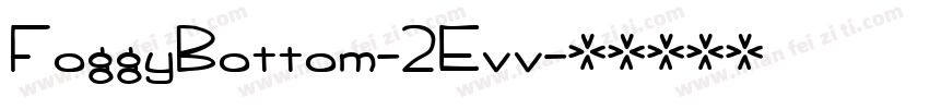 FoggyBottom-2Evv字体转换