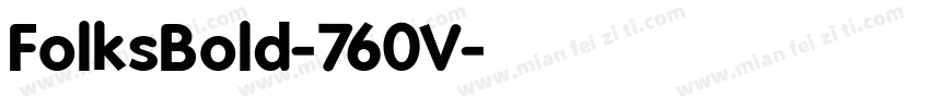 FolksBold-760V字体转换