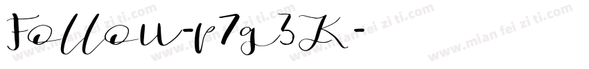 Follow-p7g3K字体转换