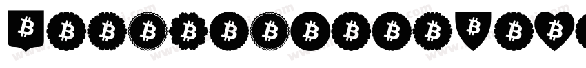 FontBitcoinColor-lnZD字体转换