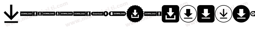 BottonsSocialMedia-4VA9字体转换