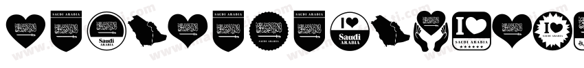 FontColorSaudiArabia-XgoK字体转换