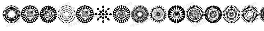 Mandalas-Xm7g.ttf字体转换