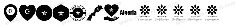 Algeria字体转换